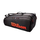 Bolso de Tenis Wilson Tour 6 Pk Rojo/Negro