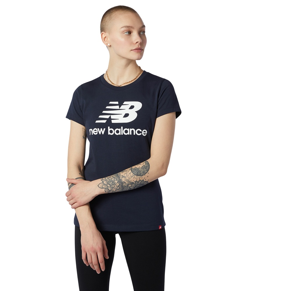 Camiseta de mujer New Balance Essentials Azul