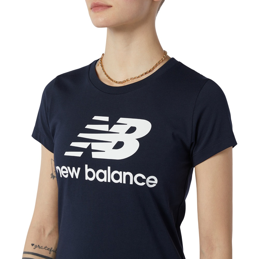 Camiseta de mujer New Balance Essentials Azul