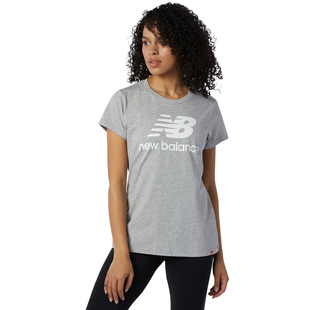Camiseta de mujer New Balance Essentials Gris