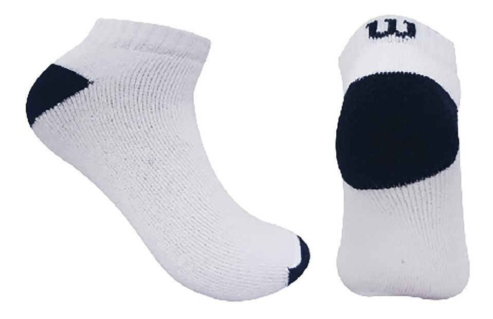 Calcetin/Media tobillera de algodón Wilson Unisex X3 Surtido Unitalla