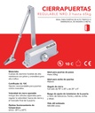 Cierrapuertas Aéreo Visalock VL62 40-60k