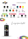 Pintura en Spray ColorTwist Sólidos Negro Mate  400 Ml