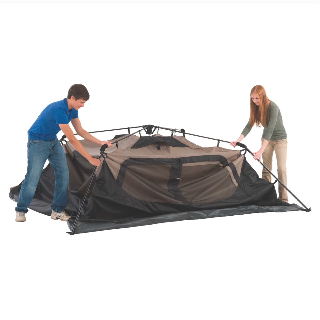 Carpa instantánea Coleman para 6 personas Negro/Beige