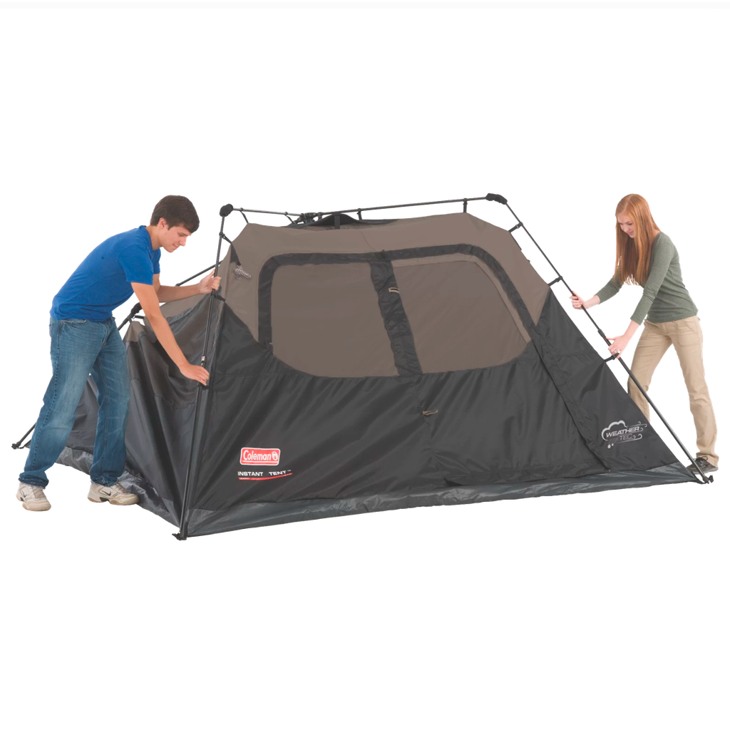 Carpa instantánea Coleman para 6 personas Negro/Beige