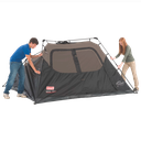 Carpa instantánea Coleman para 6 personas Negro/Beige