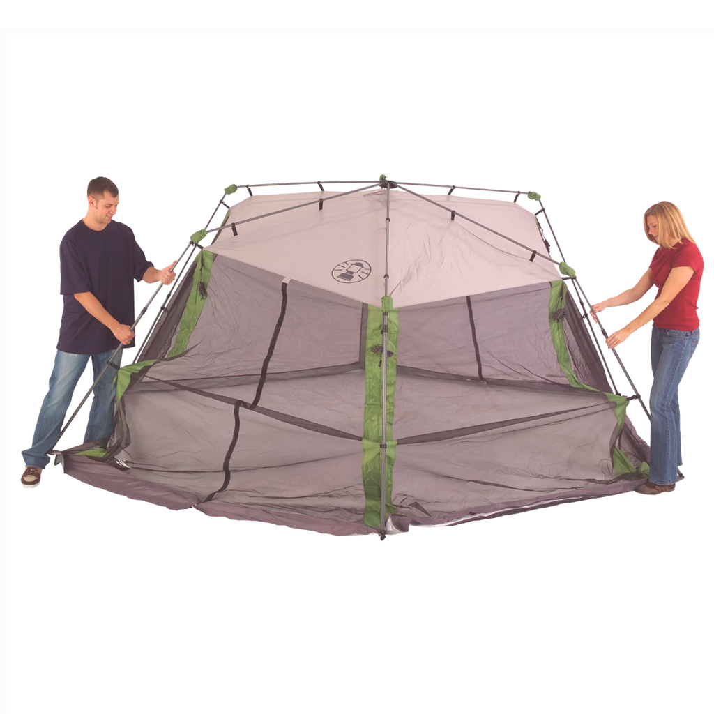 Toldo Coleman 15 x 13 con montaje instantáneo Gris/Verde