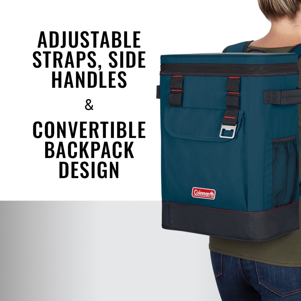 Bolso Térmico Coleman Capacidad 28 Latas Azul