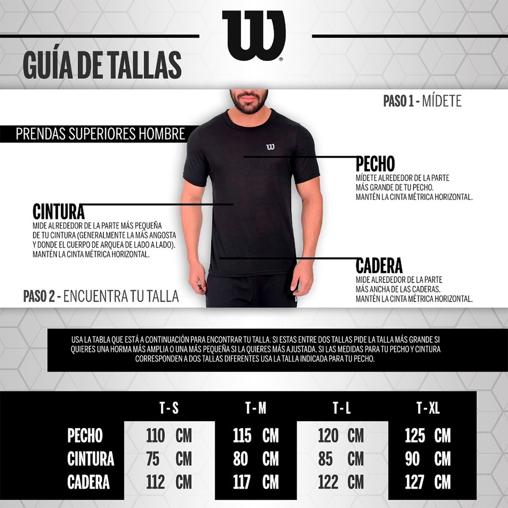 Camiseta Wilson Ultra Light Cuello Redondo Caballero 59034 Azul Rey