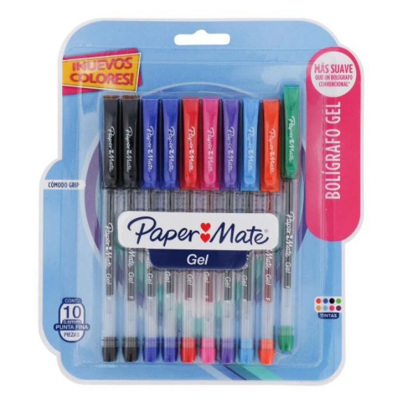 Boligrafo Gel Papermate Inkjoy 400 ST Cx6 Rojo (copia)
