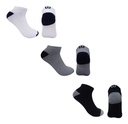Calcetin/Media tobillera de algodón Wilson Unisex X3 Surtido Unitalla