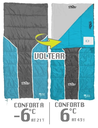 Saco de Dormir Ecology Coldtime Azul y Gris