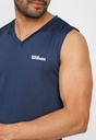 Playera Wilson Sin Mangas Ultra Light Caballero 59051 Azul Marino
