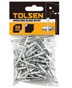 Remache Ciego Tolsen  50Pcs 4 x 10 mm