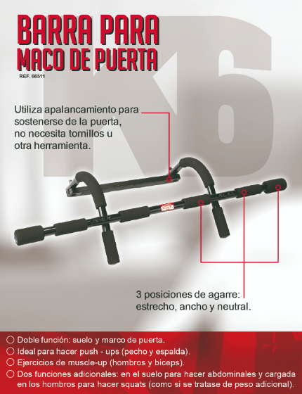 Barra K6 para Marco Puerta
