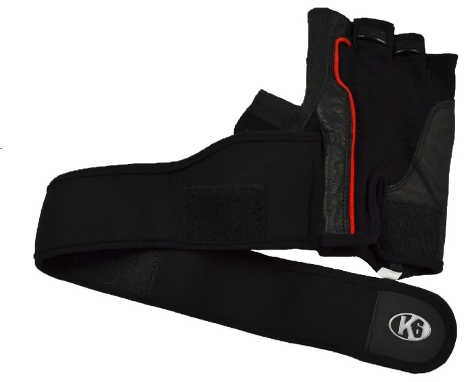 Guantes para Pesas K6 Ice Border Rojo