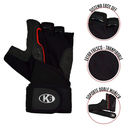 Guantes para Pesas K6 Ice Border Rojo