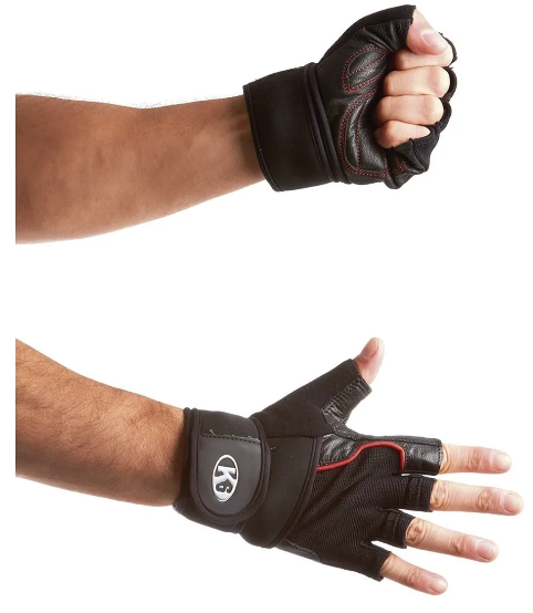 Guantes para Pesas K6 Ice Border Rojo