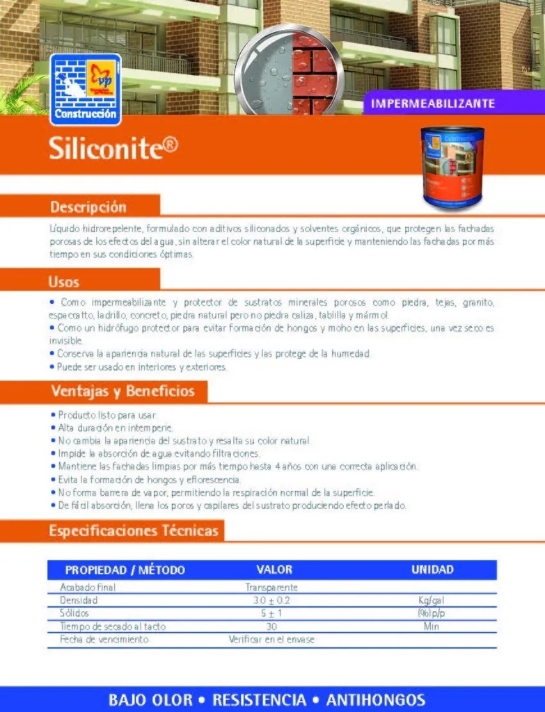 Siliconite Vp Galón