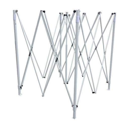 Toldo Plegable 3x3 Mt K-Pop Tela Básica Impermeable (ROJO)