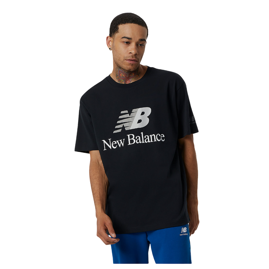 Camiseta de hombre New Balance Essentials Celebrate Negro