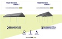 Toldo Doble techo K-Pop Armable 3 x 6 metros de 2 Segmentos