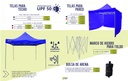 Tela para Toldo de Hierro K-Pop 3x3 m (ref.:11214) (VEN)