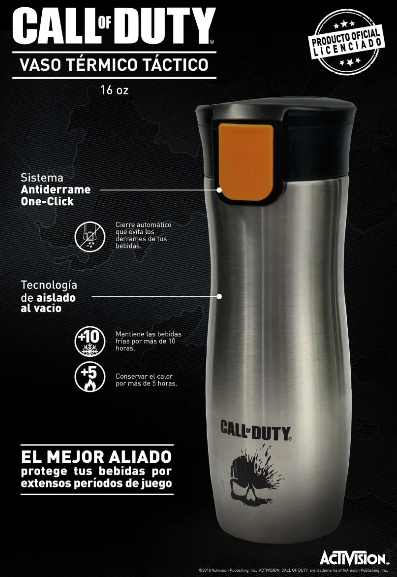 Vaso Térmico Call Of Duty 16 oz