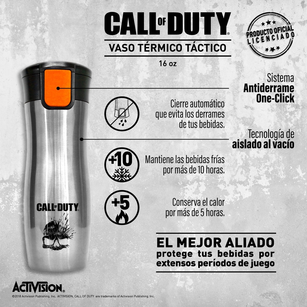 Vaso Térmico Call Of Duty 16 oz