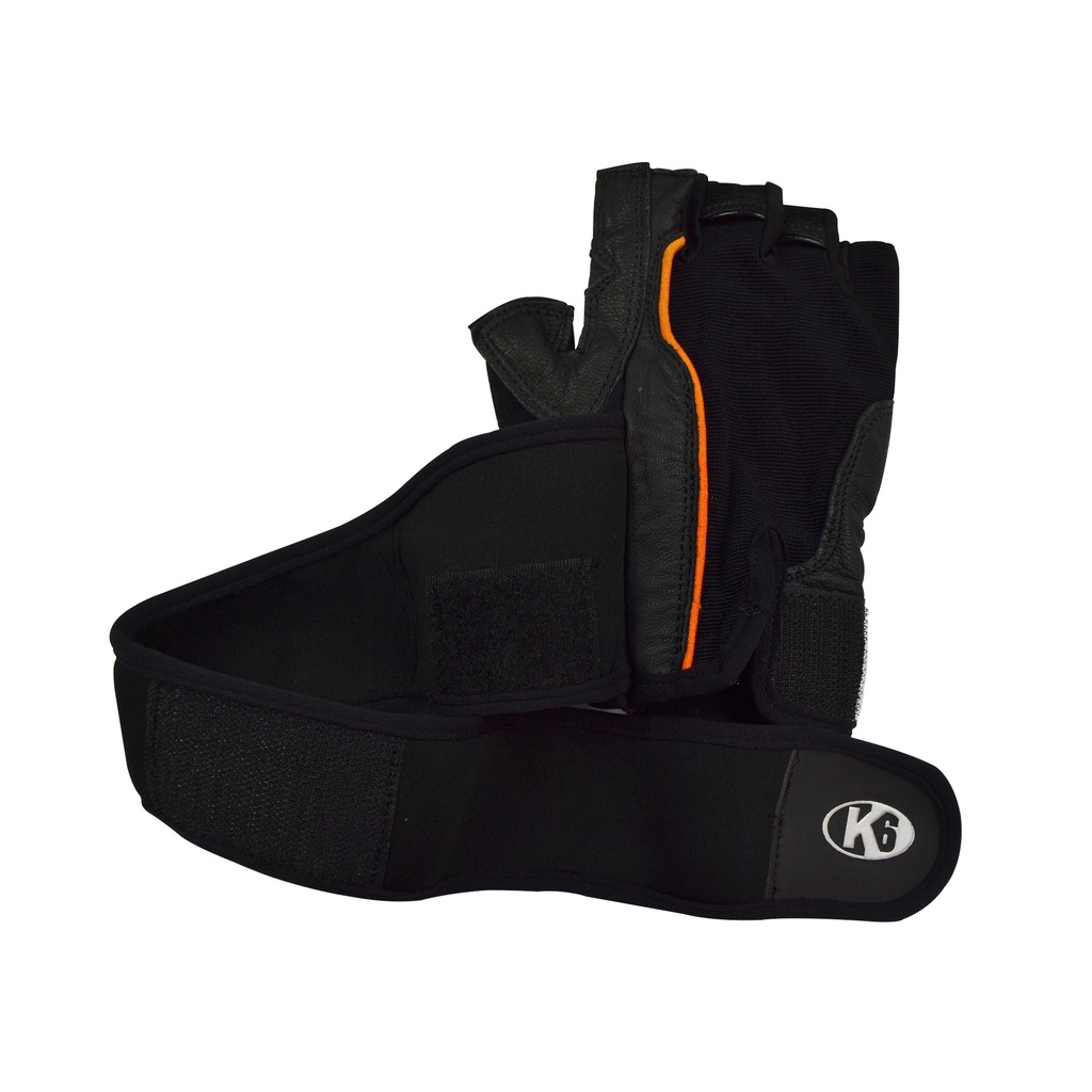 Guantes para Pesas K6 Ice Border Naranja (XL)