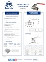 Válvula Bola Full Port Cromada Fundición Pacífico 1"