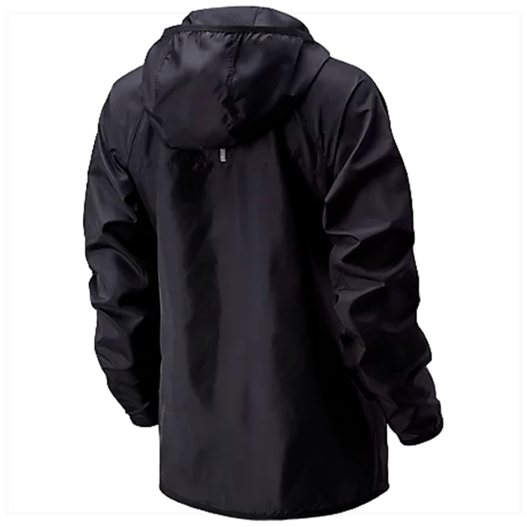 Chaqueta de mujer New Balance Cortaviento Negro