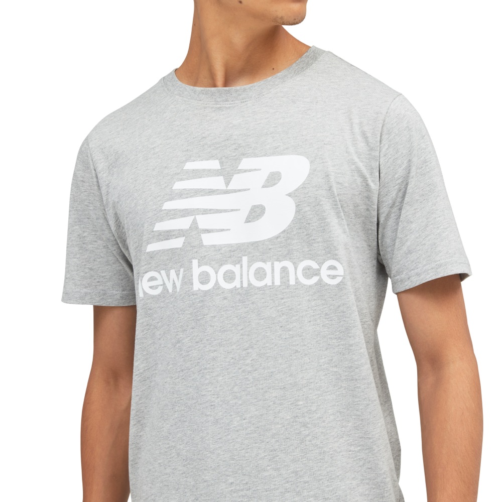 Camiseta de Hombre New Balance Essentials Gris