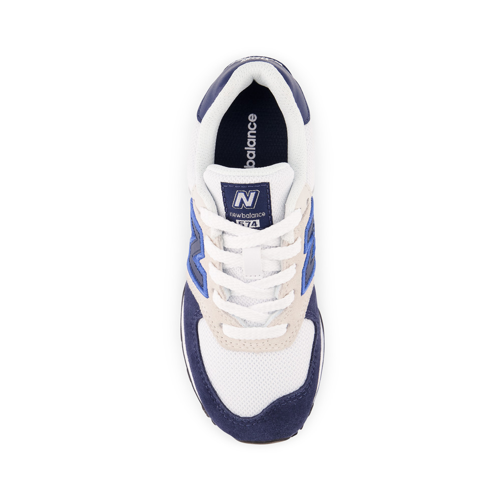 Zapato Infantil New Balance 574 Blanco/Azul