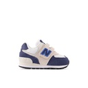 Zapato Infantil New Balance 574 Blanco/Azul