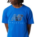 Franela de Hombre New Balance Athletics Graphic Logo Azul