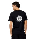 Camiseta de Hombre New Balance Hoops Essentials Fundamental Negra