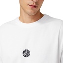 Camiseta de Hombre New Balance Hoops Essentials Fundamental Blanco