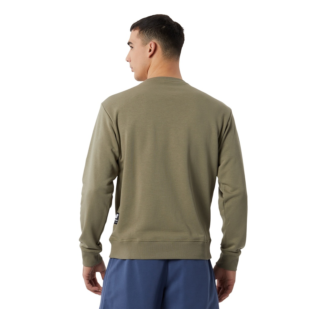 Sueter de Hombre New Balance Athletics Murugiah Crewbeck Verde Militar