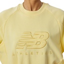 Sueter de Mujer New Balance Athletics Crew Amarillo