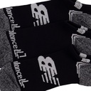 Media Corta New Balance No Show Run 3 Pack Negro