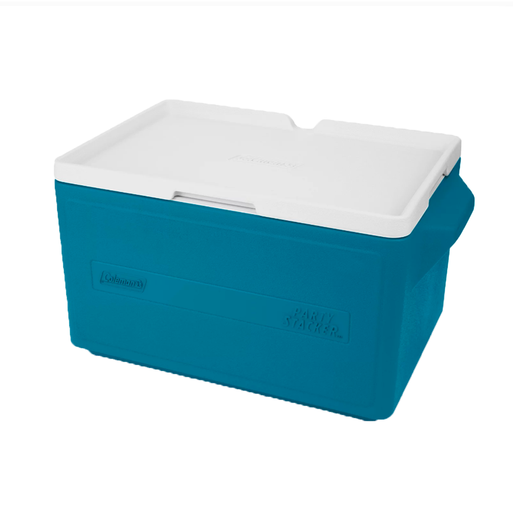 Cava portátil Coleman Chiller™ Party Stacker™ capacidad 48 latas Azul 