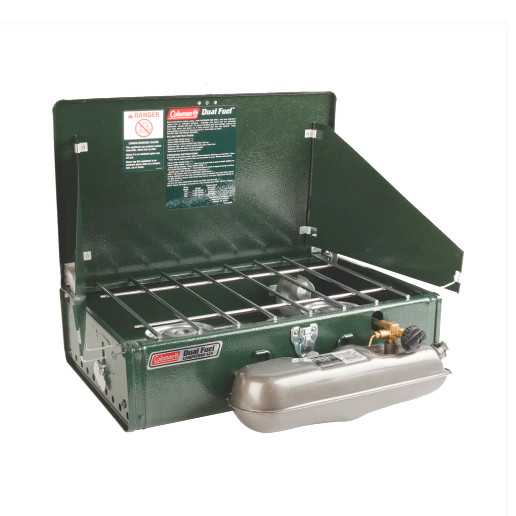 Cocinilla 2 hornillas Coleman Guide Series® Dual Fuel™ Verde