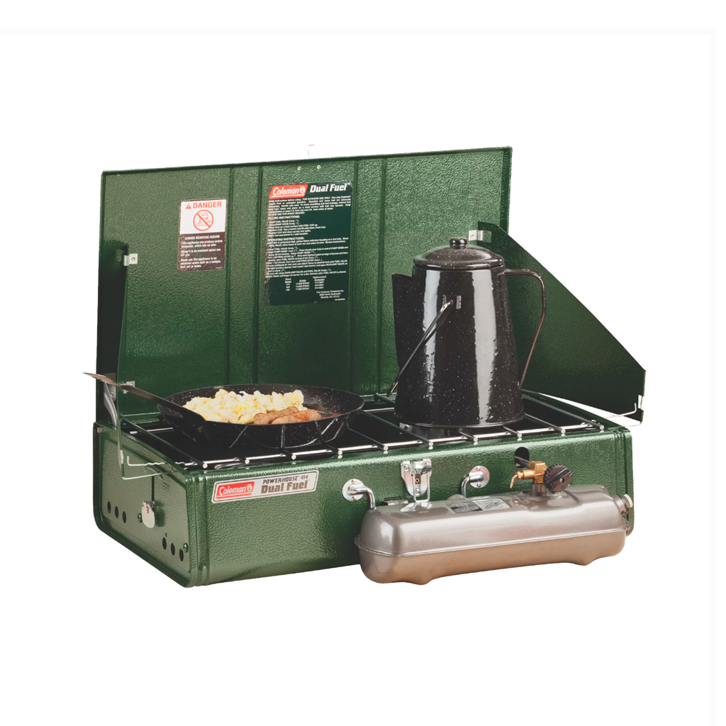 Cocinilla 2 hornillas Coleman Guide Series® Dual Fuel™ Verde