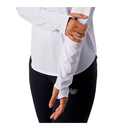 Sweater de mujer New Balance Accelerate Blanco