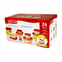 Set de 24 Recipientes con tapa diferentes tamaños Take Alongs Rubbermaid