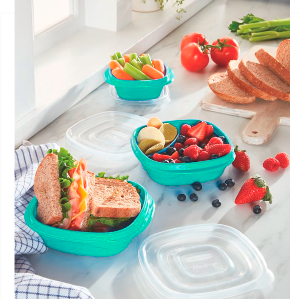 Envases 8 piezas (2,9C) Verde TakeAlongs Rubbermaid