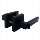 Cerradura Manilla Venezia Visalock Baño Negro Mate