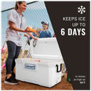 Cava Coleman 316 Series Marina 114lt / 120Qt Blanca