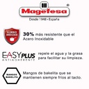 Sartén Antiadherente Practix Aluminio Anodizado Magefesa Negro